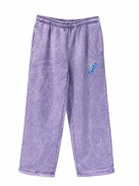 NWOT Fanta Coca Cola Contest Promo Purple Acid Wash Tie Dye Sweatpants XL
